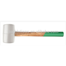 Rubber Mallet/Rubber Hammer With Round Wooden Handle